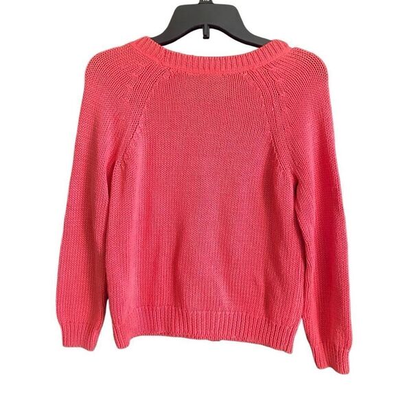 Banana Republic Millie Collection Pink Pullover Knit Sweater. Size Petite Small - Picture 4 of 6